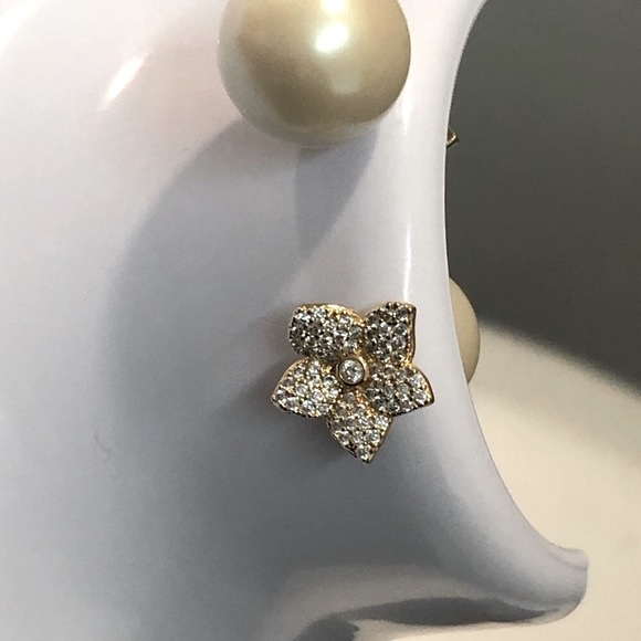 Kate Spade Blooming Pearl Reversible Earrings - Picture 6 of 7